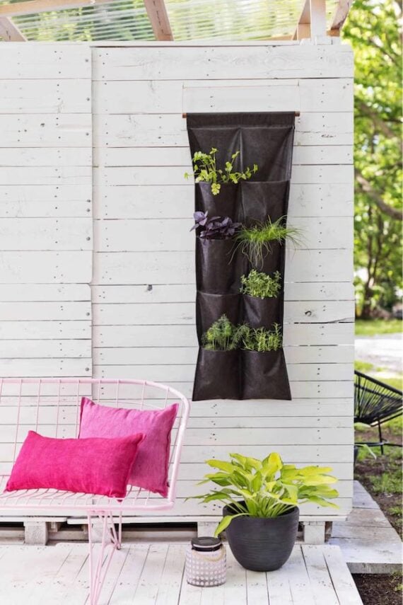 diy hanging planter bags