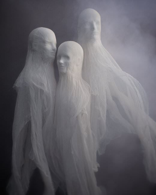 Cheesecloth ghosts